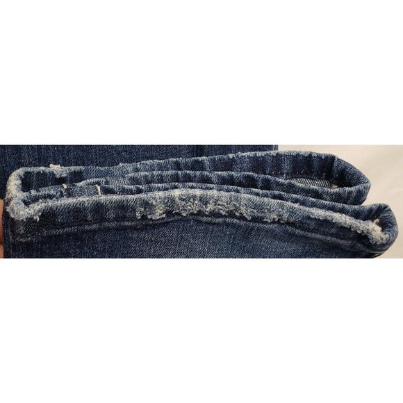 Miss Me Women's Boot Cut Jeans Blue Pockets Embroidered Low Rise Denim 28 - Picture 8 of 9